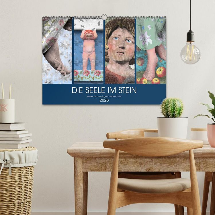 Produktbild: DIE SEELE IM STEIN (Wandkalender 2026 DIN A3 quer), CALVENDO Monatskalender