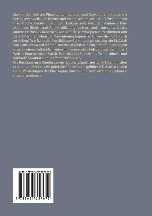 Produktbild: Herausforderung Pluralismus