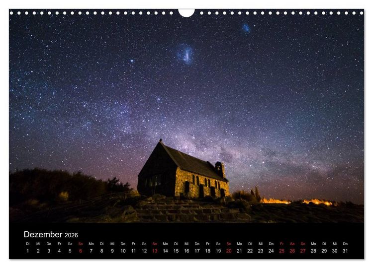 Produktbild: South Island - Neuseelands S&uuml;dinsel (Wandkalender 2026 DIN A3 quer), CALVENDO Monatskalender