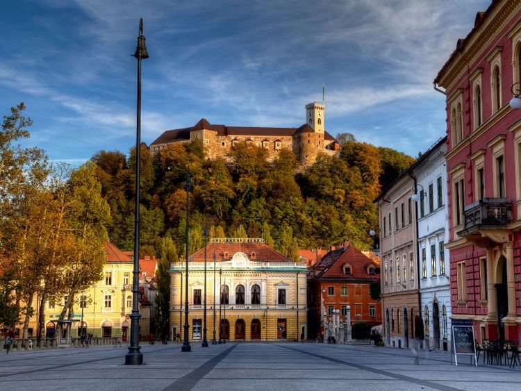 Produktbild: CALVENDO Puzzle Ljubljana - Slovenien | 1000 Teile Lege-Gr&ouml;&szlig;e 64x48cm Foto-Puzzle f&uuml;r gl&uuml;ckliche Stunden