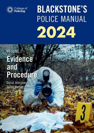 Produktbild: Blackstone's Police Manuals Volume 2: Evidence and Procedure 2024