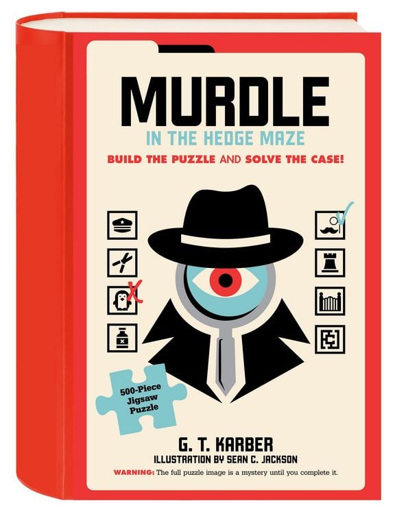 Produktbild: Murdle in the Hedge Maze 500-Piece Jigsaw Puzzle