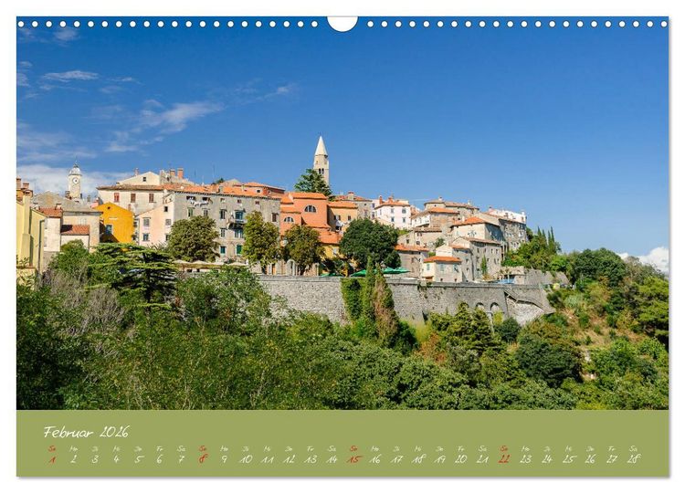 Produktbild: Wundersch&ouml;nes Istrien (Wandkalender 2026 DIN A3 quer), CALVENDO Monatskalender