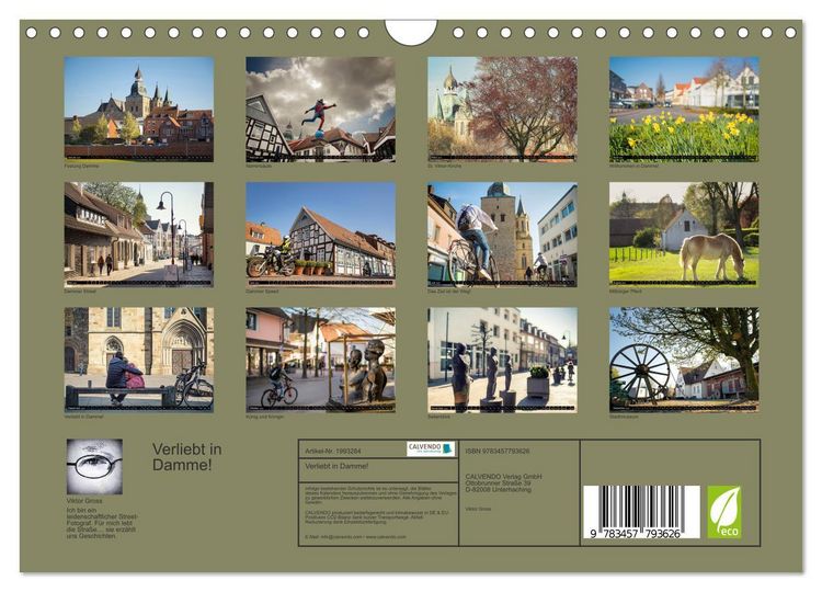 Produktbild: Verliebt in Damme! (Wandkalender 2026 DIN A4 quer), CALVENDO Monatskalender