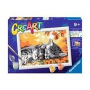 Produktbild: Malen nach Zahlen, CreArt. Autumn Kitties