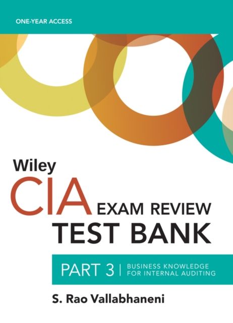 Produktbild: Wiley Ciaexcel Test Bank 2019: Part 3, Business Knowledge for Internal Auditing (2-Year Access)