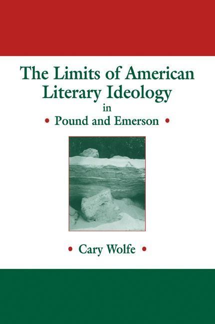Produktbild: The Limits of American Literary Ideology in Pound and Emerson