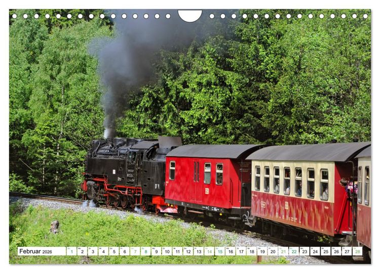 Produktbild: Harz - Ausflugsziele vom Brocken bis Sangerhausen (Wandkalender 2026 DIN A4 quer), CALVENDO Monatskalender