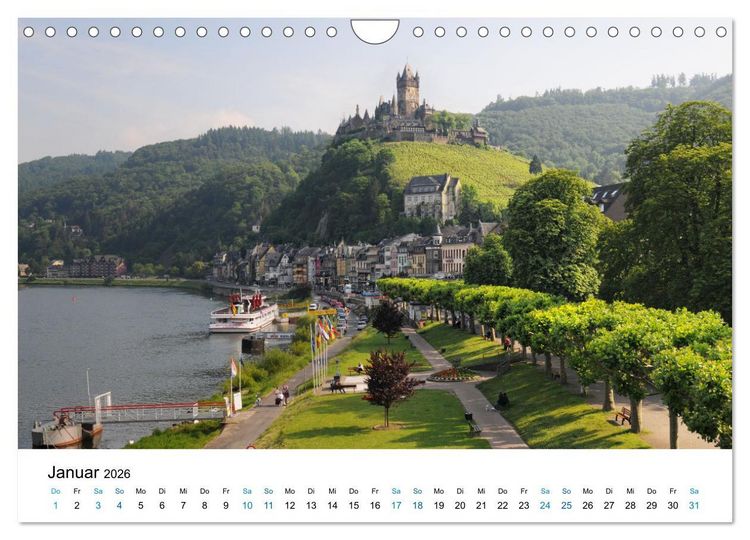 Produktbild: Moselurlaub - Cochem und Umgebung (Wandkalender 2026 DIN A4 quer), CALVENDO Monatskalender