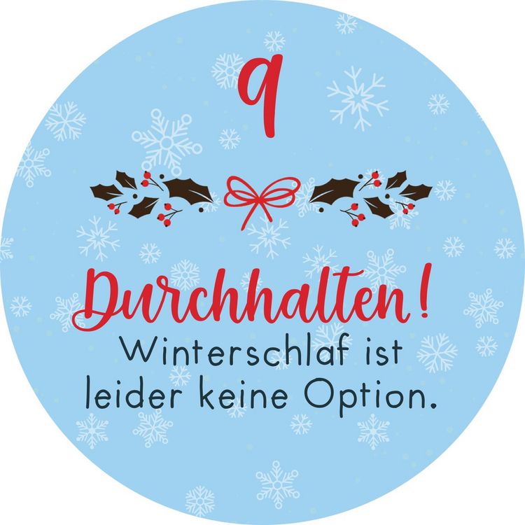 Produktbild: Adventskalender in der Dose. Christmas Fitness