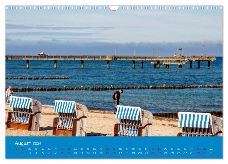 Produktbild: Seeheilbad Heiligendamm (Wandkalender 2026 DIN A3 quer), CALVENDO Monatskalender