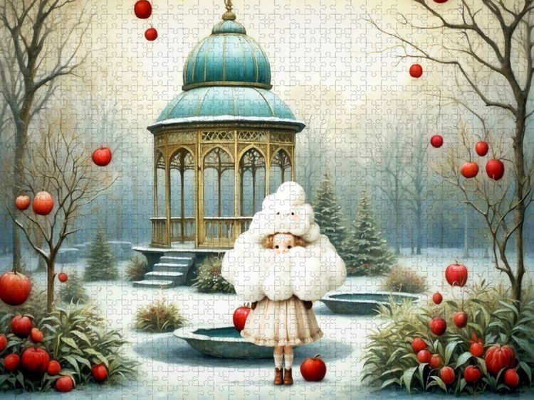Produktbild: CALVENDO Puzzle Warm eingepackt | 1000 Teile Lege-Gr&ouml;&szlig;e 64x48cm Foto-Puzzle f&uuml;r gl&uuml;ckliche Stunden