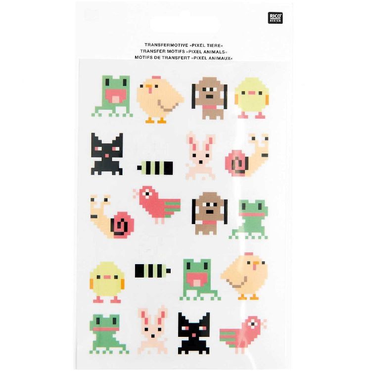 Produktbild: Transfermotive Pixel Tiere