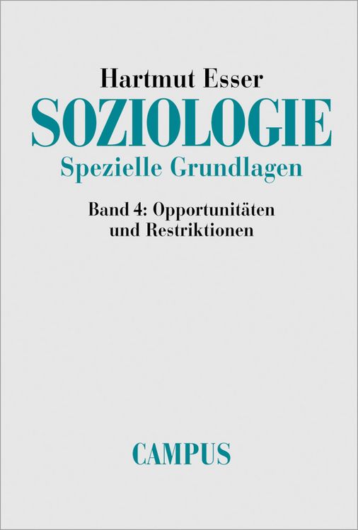 Produktbild: Soziologie. Spezielle Grundlagen