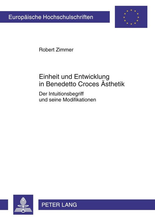 Produktbild: Einheit und Entwicklung in Benedetto Croces &Auml;sthetik