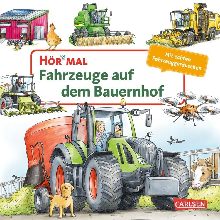 Bild vom Artikel Hör mal (Soundbuch): Fahrzeuge auf dem Bauernhof vom Autor Christian Zimmer