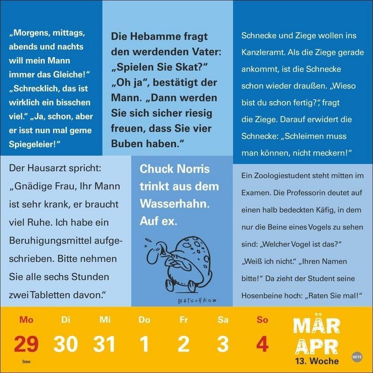 Produktbild: Witze f&uuml;rs Klo Kalender 2027