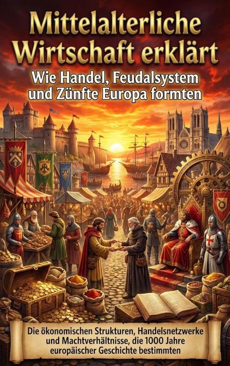 Produktbild: Mittelalterliche Wirtschaft erkl&auml;rt: Wie Handel, Feudalsystem und Z&uuml;nfte Europa formten