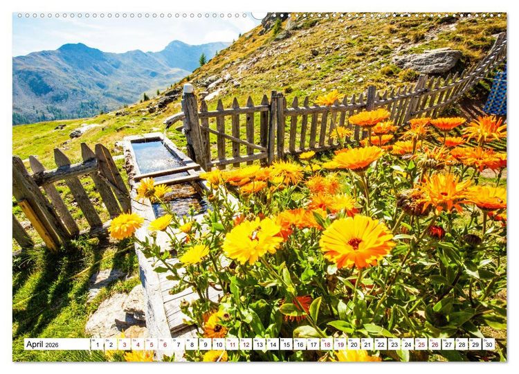Produktbild: Almen im S&uuml;dtiroler Ultental (Wandkalender 2026 DIN A2 quer), CALVENDO Monatskalender