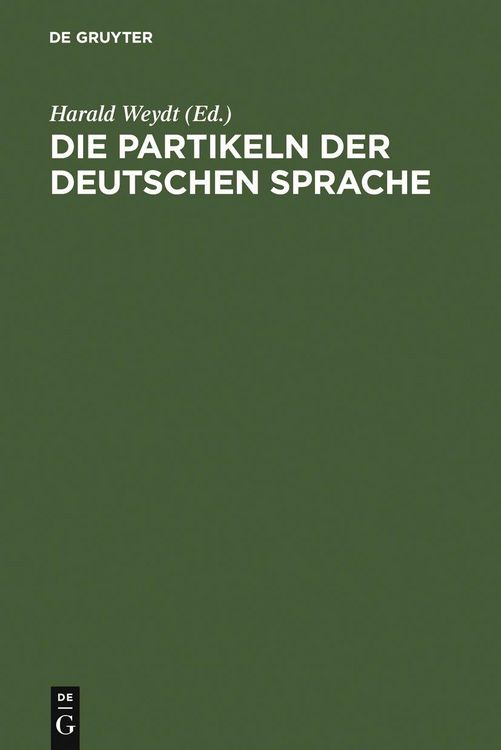 Produktbild: Die Partikeln der deutschen Sprache
