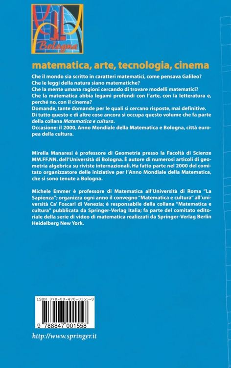 Produktbild: Matematica, arte, tecnologia, cinema