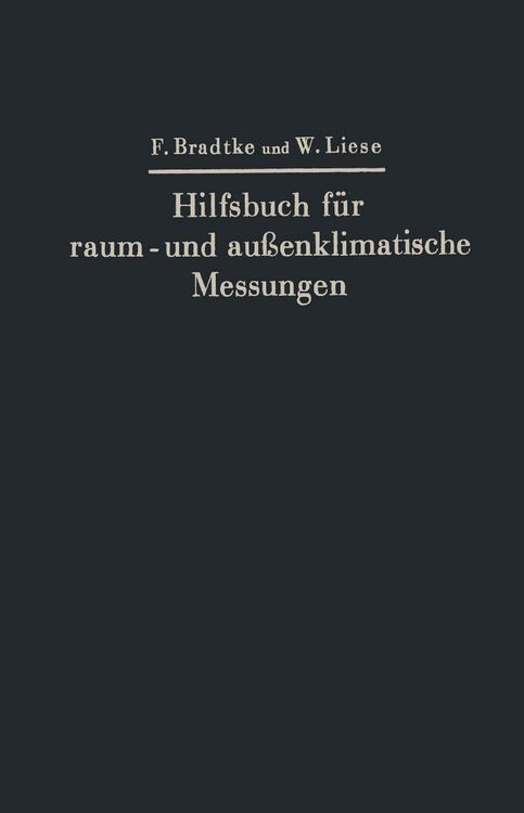 Produktbild: Hilfsbuch f&uuml;r raum- und au&szlig;enklimatische Messungen