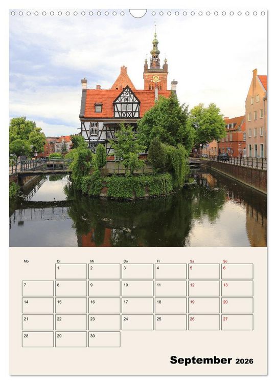 Produktbild: Danzig - Ein Stadtspaziergang (Wandkalender 2026 DIN A3 hoch), CALVENDO Monatskalender