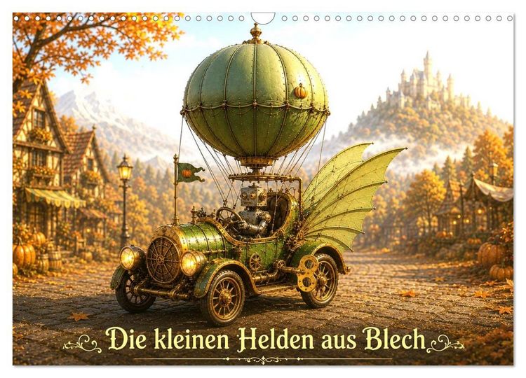Produktbild: Die kleinen Helden aus Blech (Wandkalender 2027 DIN A3 quer), CALVENDO Monatskalender