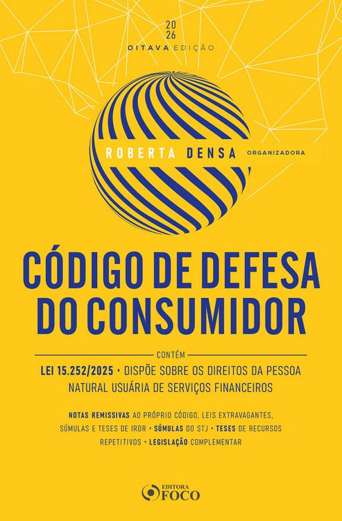 Produktbild: C&oacute;digo de defesa do consumidor - 8. ed. -2026.