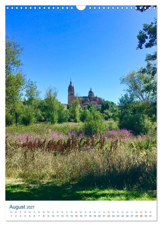 Produktbild: Salamanca. Die goldene Stadt am Tormes (Wandkalender 2027 DIN A3 hoch), CALVENDO Monatskalender
