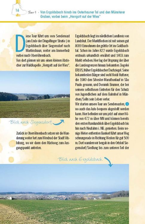 Produktbild: Wandern zwischen Donau und Isar
