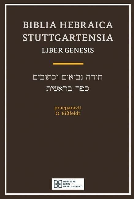 Produktbild: Biblia Hebraica Stuttgartensia (Bhs), Liber Genesis (Softcover)