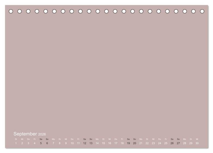 Produktbild: DIY Bastel-Kalender -Erdige Pastell Farben- Zum Selbstgestalten (Tischkalender 2026 DIN A5 quer), CALVENDO Monatskalender