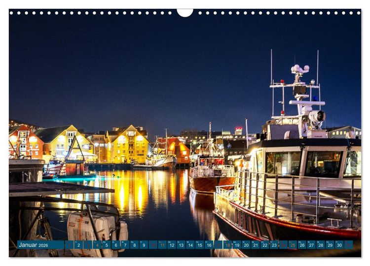 Produktbild: Von Troms&ouml; nach Sommaroy - Winter in Norwegen (Wandkalender 2026 DIN A3 quer), CALVENDO Monatskalender