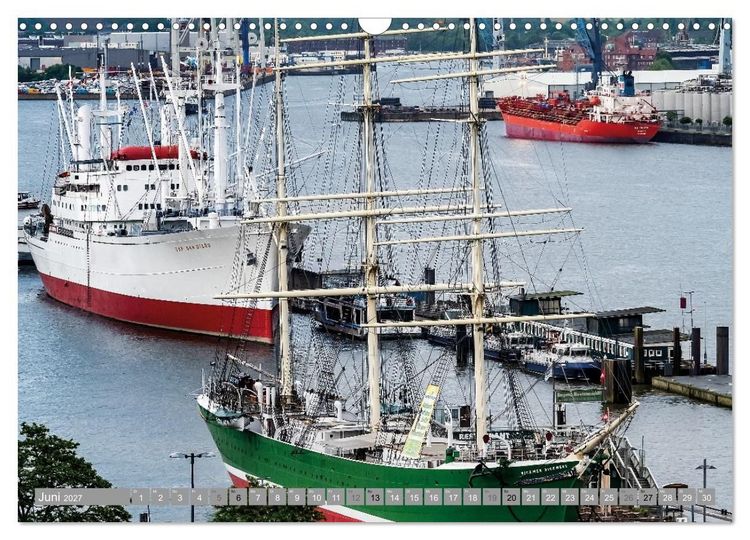 Produktbild: Mein Hamburg - Stadt am Wasser (Wandkalender 2027 DIN A3 quer), CALVENDO Monatskalender