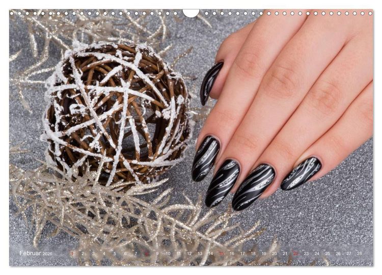 Produktbild: Verg&auml;ngliche Kunst - Nailart Episode 1 (Wandkalender 2026 DIN A3 quer), CALVENDO Monatskalender