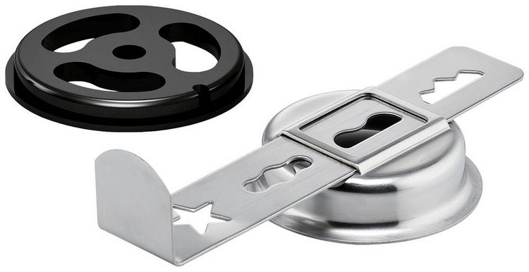 Produktbild: Bosch Haushalt MUZ9SV1 MUZ9SV1 Spritzgeb&auml;ckaufsatz Edelstahl, Schwarz