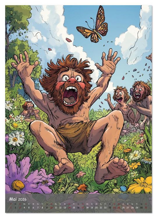 Produktbild: Der Neandertaler - Das vergessene Volk (Wandkalender 2026 DIN A4 hoch), CALVENDO Monatskalender