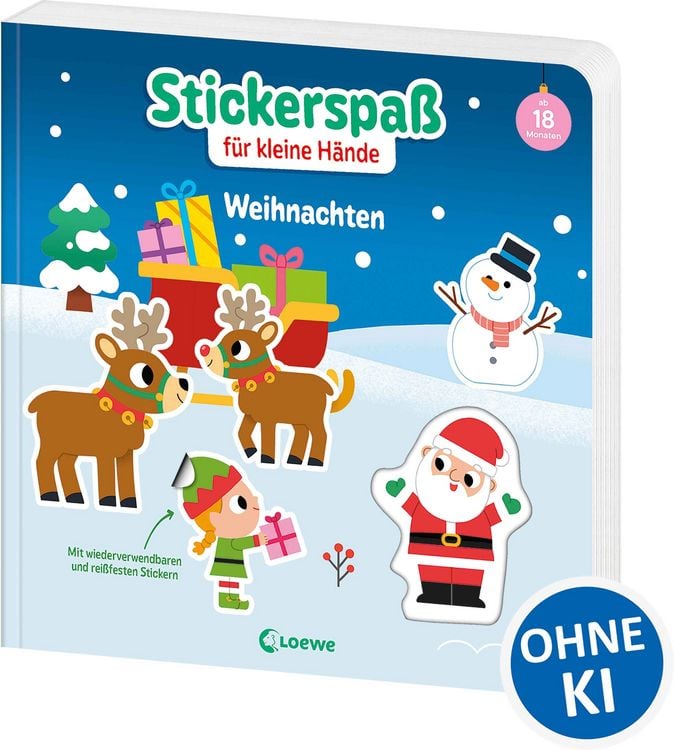 Produktbild: Stickerspa&szlig; f&uuml;r kleine H&auml;nde - Weihnachten