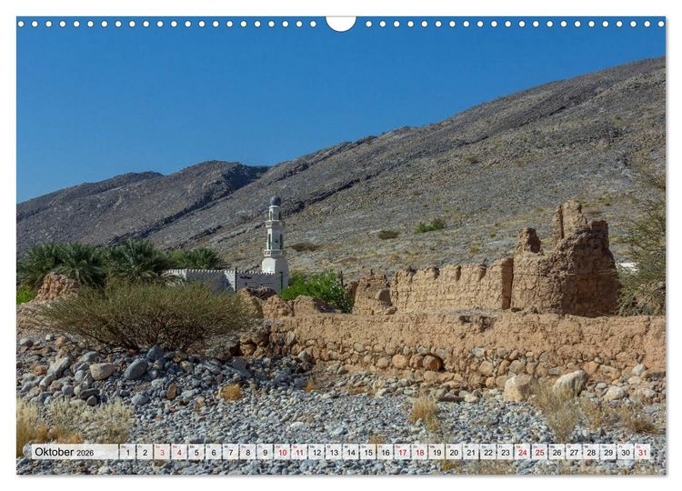 Produktbild: Oman - Eine Fotoreise (Wandkalender 2026 DIN A3 quer), CALVENDO Monatskalender
