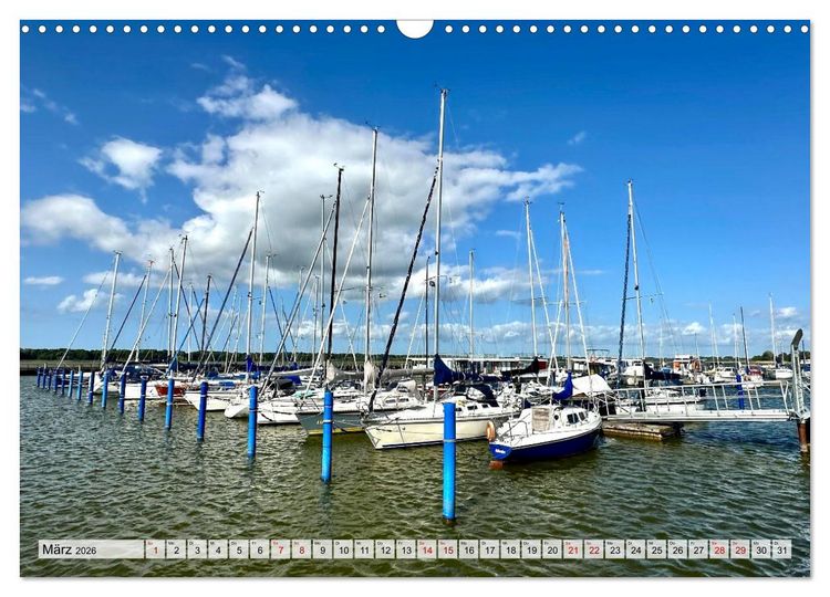 Produktbild: Fischland: zwischen Ostsee und Bodden (Wandkalender 2026 DIN A3 quer), CALVENDO Monatskalender