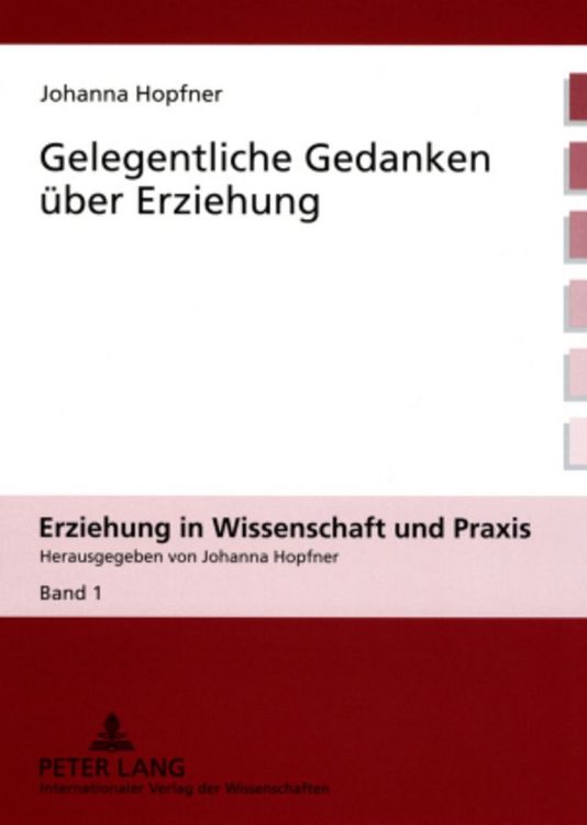 Produktbild: Gelegentliche Gedanken &uuml;ber Erziehung