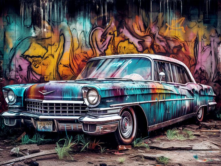Produktbild: CALVENDO Puzzle Ein Motiv aus dem Kalender Street Art Graffiti | 1000 Teile Lege-Gr&ouml;&szlig;e 64x48cm Foto-Puzzle f&uuml;r gl&uuml;ckliche Stunden
