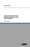 Produktbild: Innere Pressefreiheit und Redaktionsstatuten in der Bundesrepublik