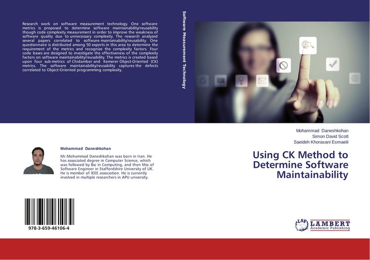 Produktbild: Using CK Method to Determine Software Maintainability