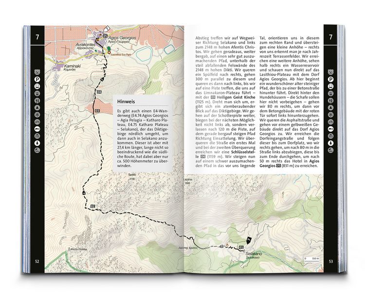 Produktbild: KOMPASS Wanderf&uuml;hrer Kreta mit Weitwanderweg E4, 75 Touren mit Extra-Tourenkarte