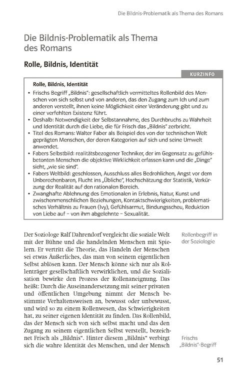 Produktbild: Lekt&uuml;rehilfen Max Frisch 'Homo faber'