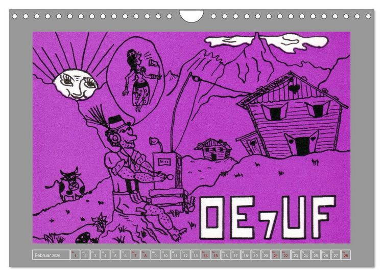 Produktbild: Austria calling - Amateurfunk in &Ouml;sterreich (Wandkalender 2026 DIN A4 quer), CALVENDO Monatskalender