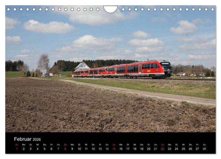 Produktbild: Mit der Bahn durch die Alpen (Wandkalender 2026 DIN A4 quer), CALVENDO Monatskalender