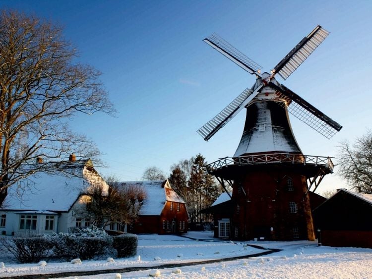Produktbild: CALVENDO Puzzle Moorseer M&uuml;hle in Abbehausen | 1000 Teile Lege-Gr&ouml;&szlig;e 64x48cm Foto-Puzzle f&uuml;r gl&uuml;ckliche Stunden